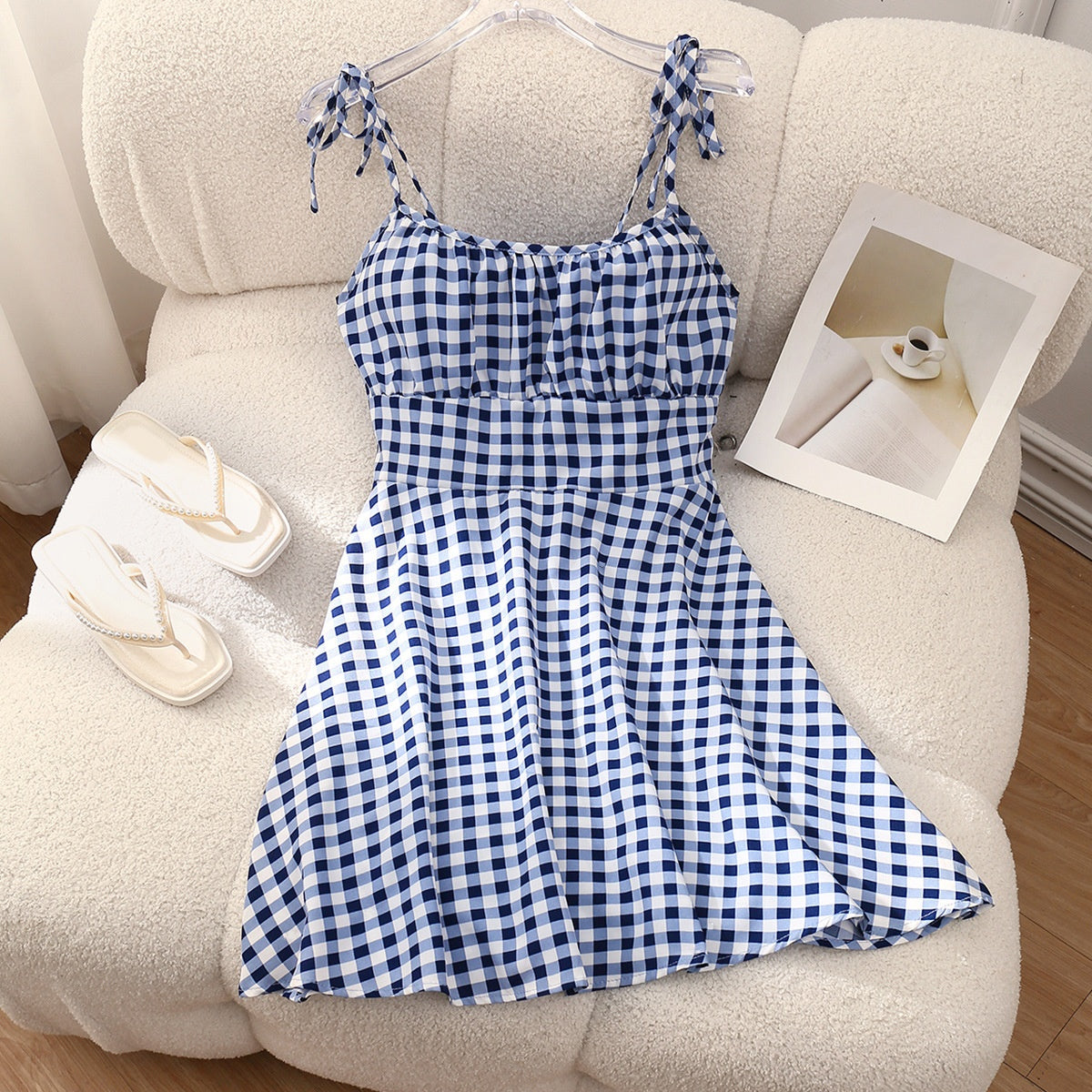 Women's Floral Print A-Line Dress - view 11