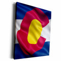 3dRose Colorado state flag - Museum Grade Canvas Wrap (cw_216239)