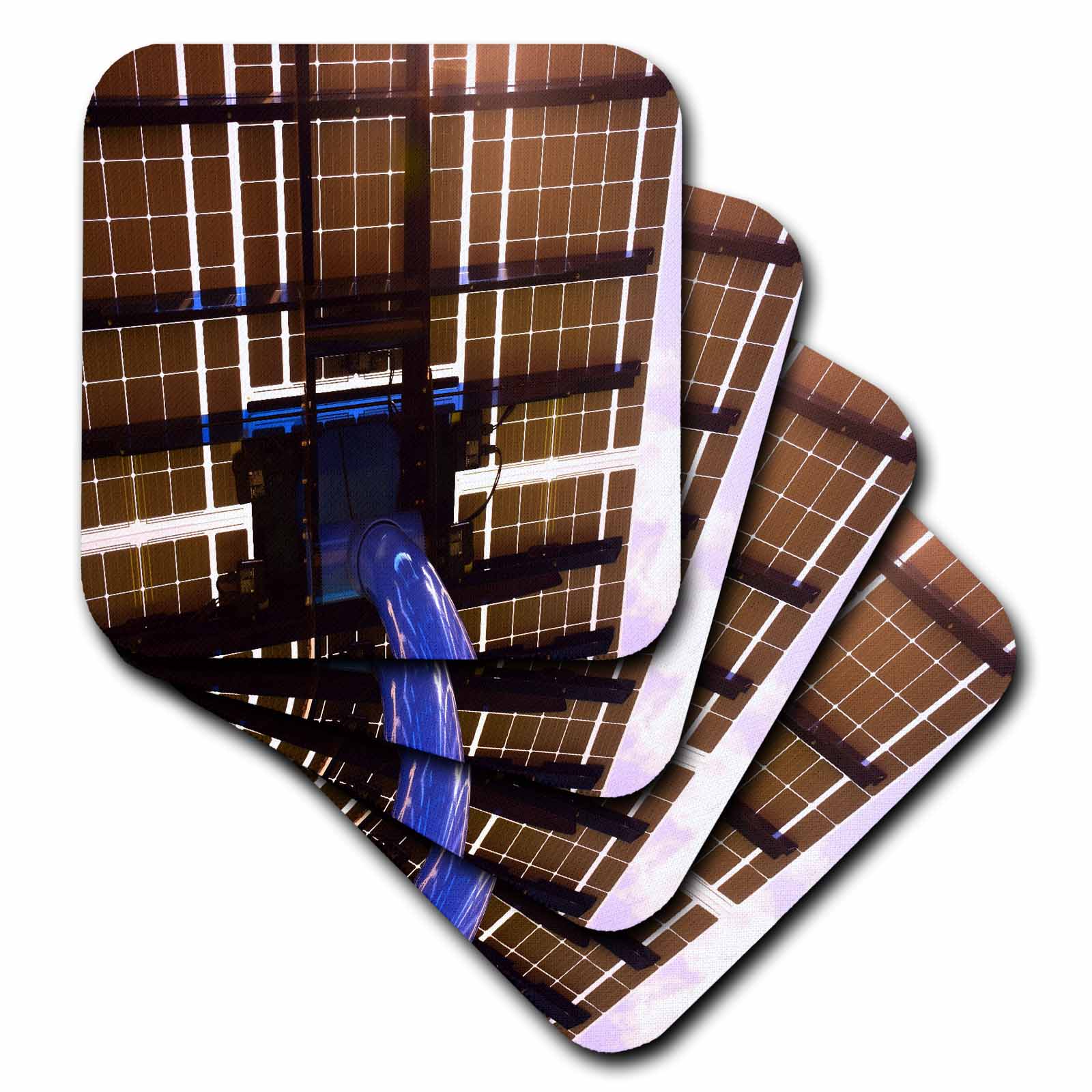 3dRose Image of Wooden Basketball Back in Slotted Wood - Coasters (CST_336049)