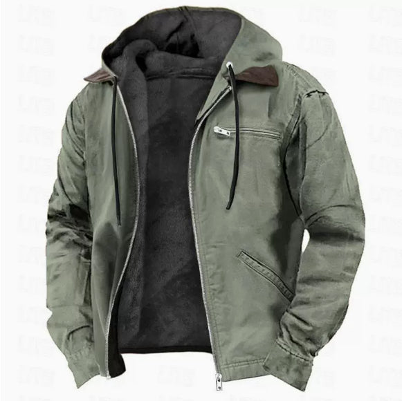 Men’s Fleece-Lined Zip-Pocket Jacket, Relaxed Fit - product image 7