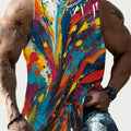 Printed Polyester Vest Top - S-2XL - image 9