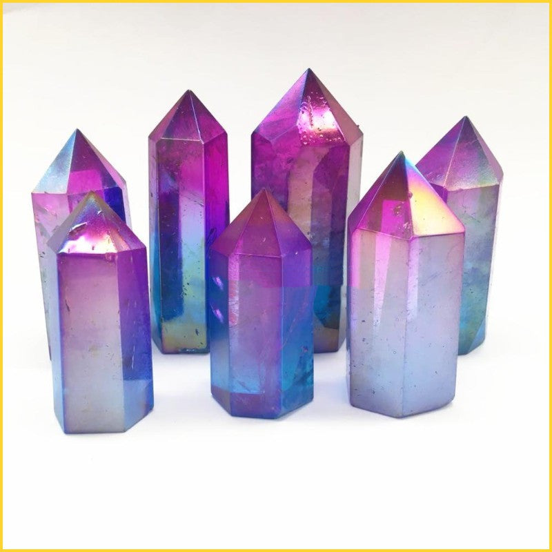 Clear Quartz Aura Angel Point Stone - product image 6