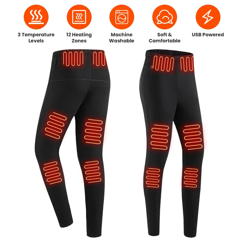 Unisex USB Heated Pants - 12 Heating Zones - image 4