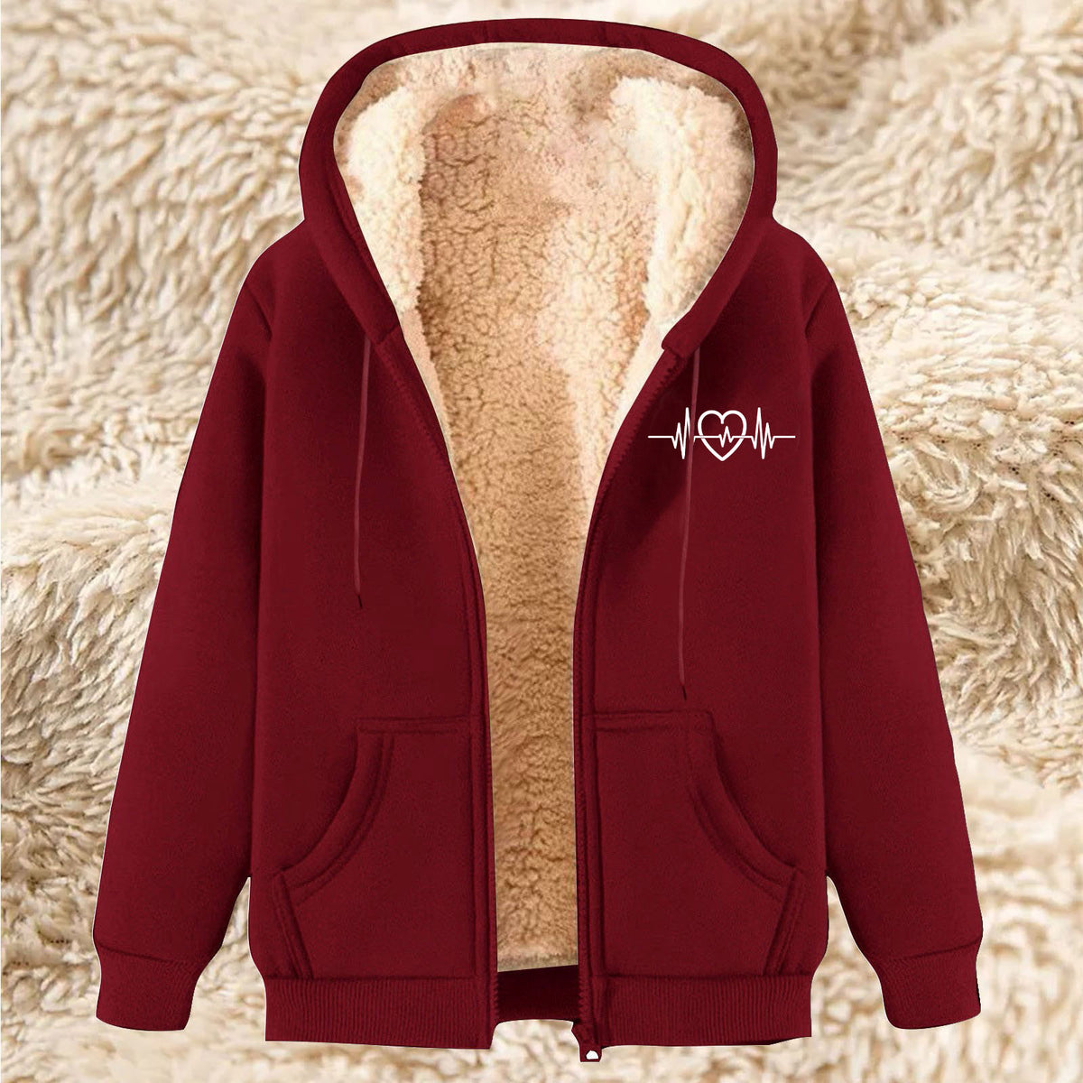 Men's Loose-Fit Fleece-Lined Pullover Hoodie - image 4