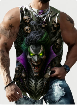 Printed Polyester Vest Top - S-2XL - image 3