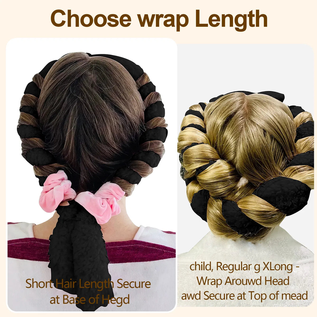 Heatless Satin Hair Curler for Overnight Waves - product image 3