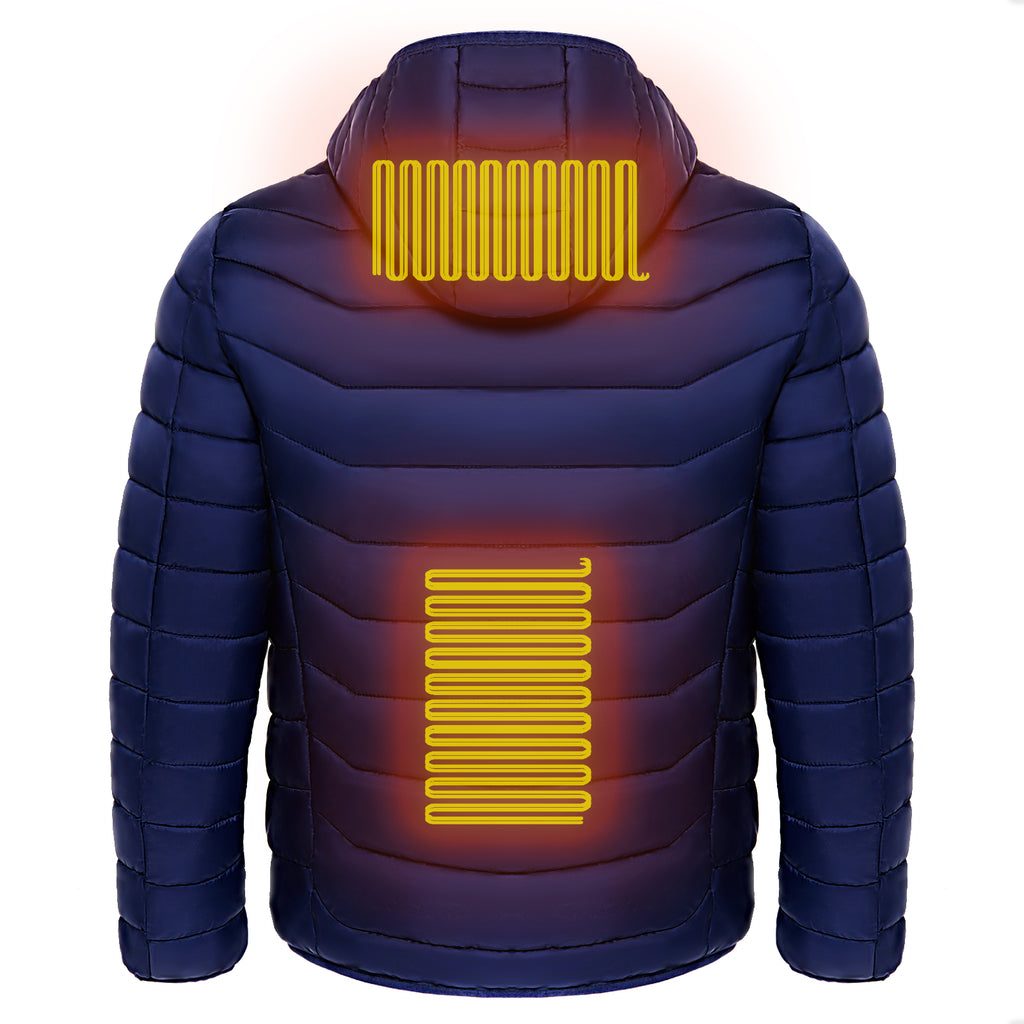 Hooded Heated Puffer Jacket - Battery Not Included - image 9