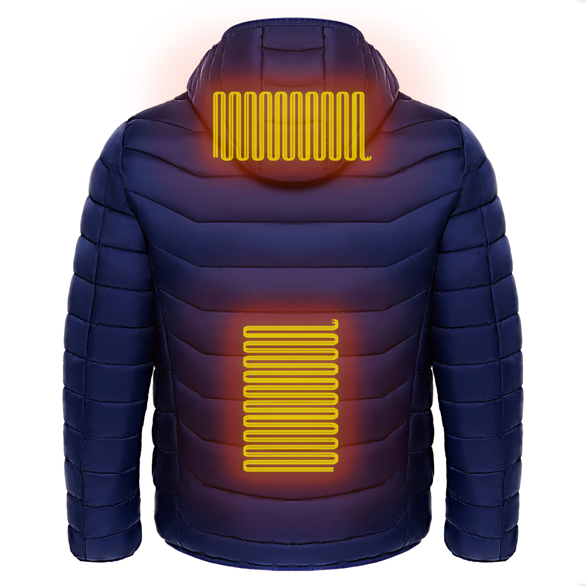 Hooded Heated Puffer Jacket - Battery Not Included - image 9