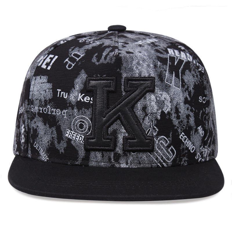 K Letter Adjustable Cotton Baseball Cap - image 10