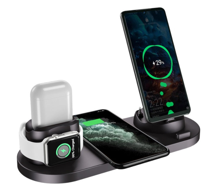 6-in-1 Wireless Charging Station – 10W/15W Fast Charge for iPhone, Watch & More - product image 5