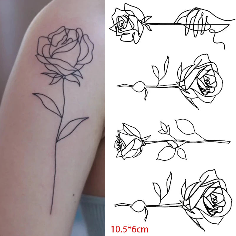 Cartoon Temporary Tattoos - Cat and Harajuku Designs - view 5