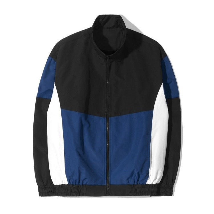 Men’s Color-Block Stand-Collar Jacket, Relaxed Fit - product image 7