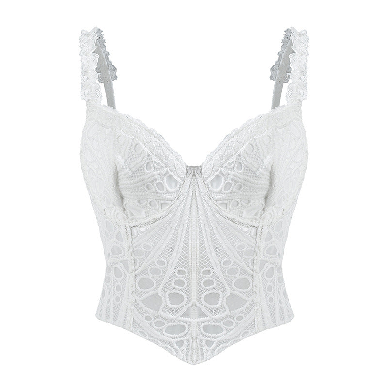 Women's Floral Corset Vest | Cut-Out Fishbone Shapewear - product image 6