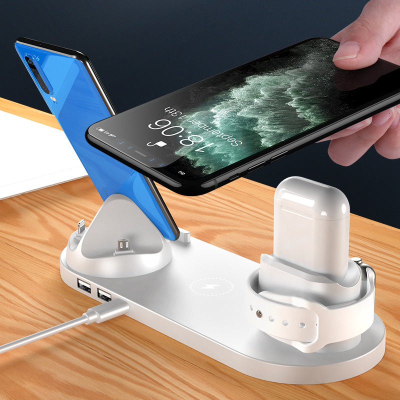 6-in-1 Wireless Charging Station – 10W/15W Fast Charge for iPhone, Watch & More - product image 3