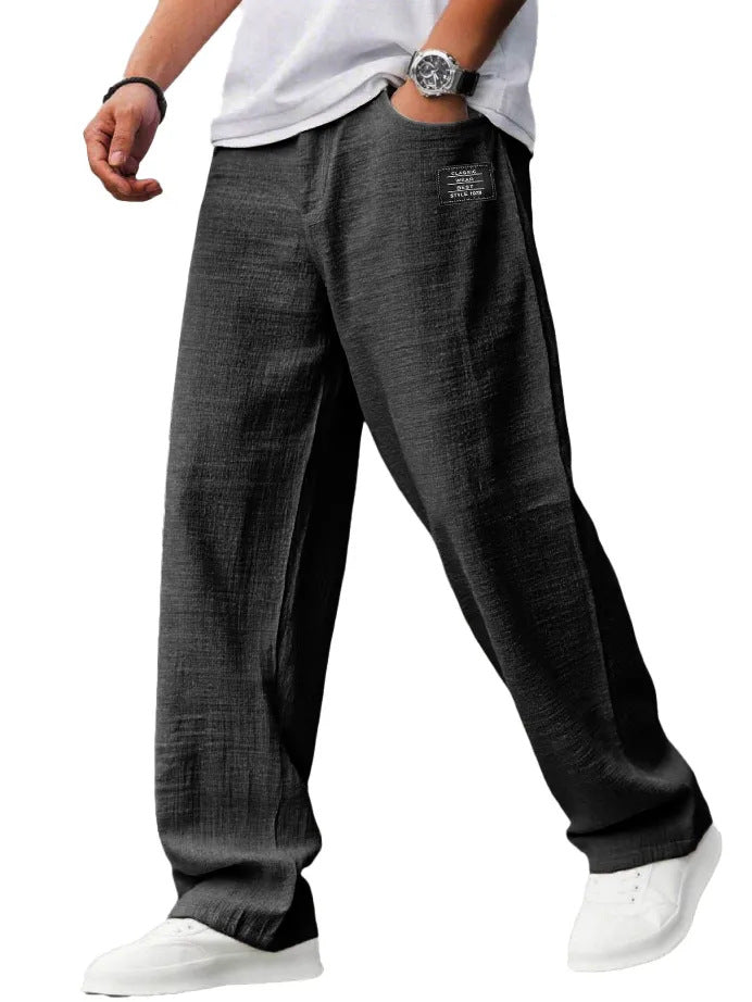 Men's Relaxed Straight-Leg Drawstring Pants - image 5