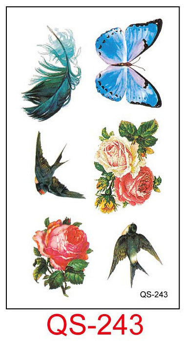 Cartoon Temporary Tattoos - Cat and Harajuku Designs - view 27