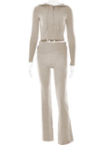 Women's Zip-Up Hoodie and Pants Set - view 3