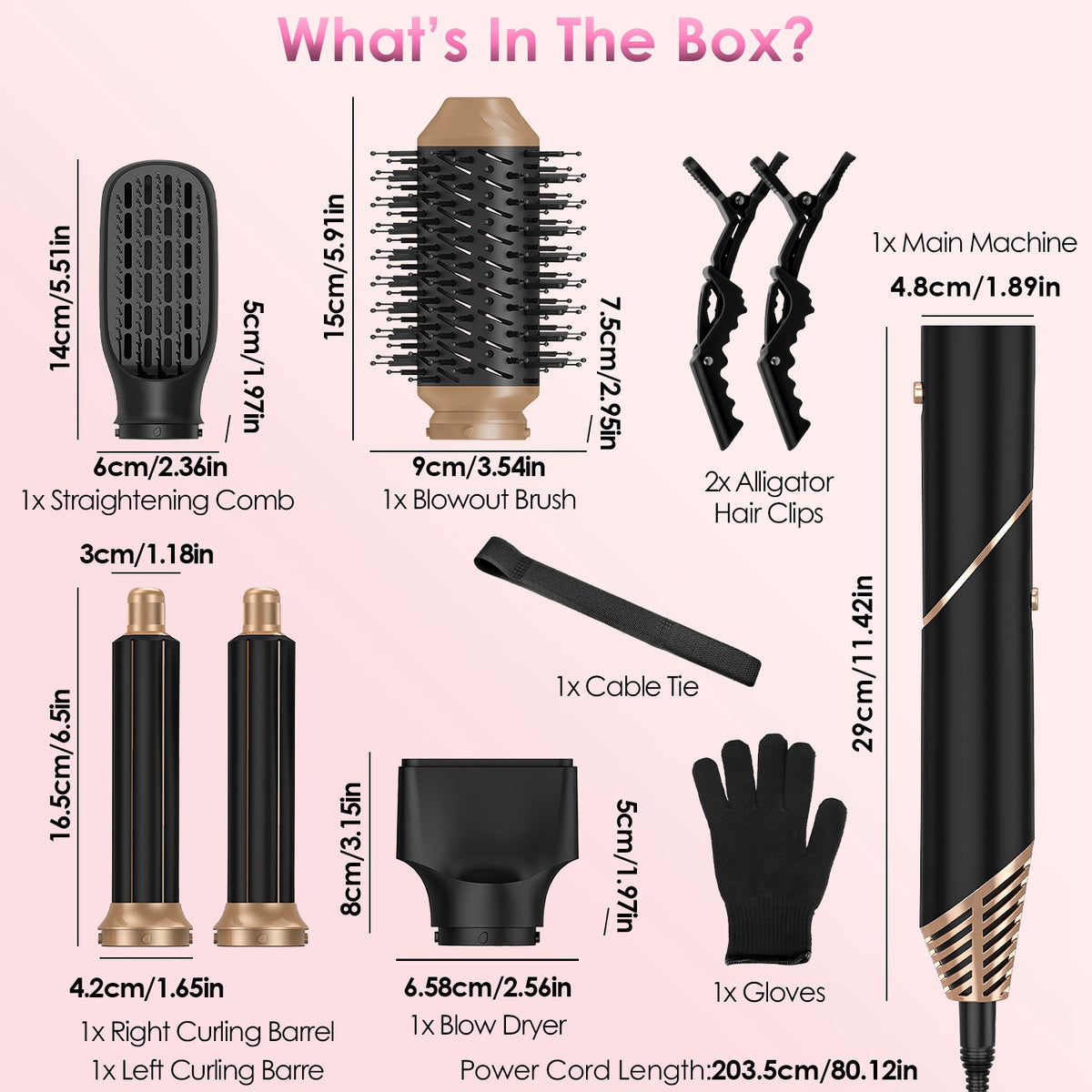 5-in-1 Air Styler & Hot Air Brush Set - product image 8