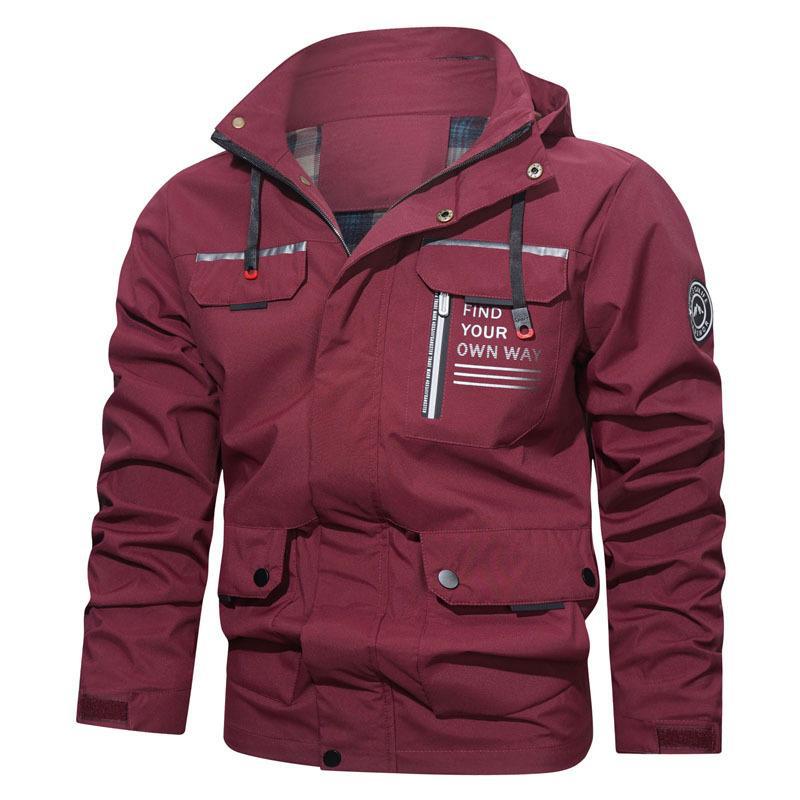 Men's Hooded Casual Outdoor Jacket - image 7