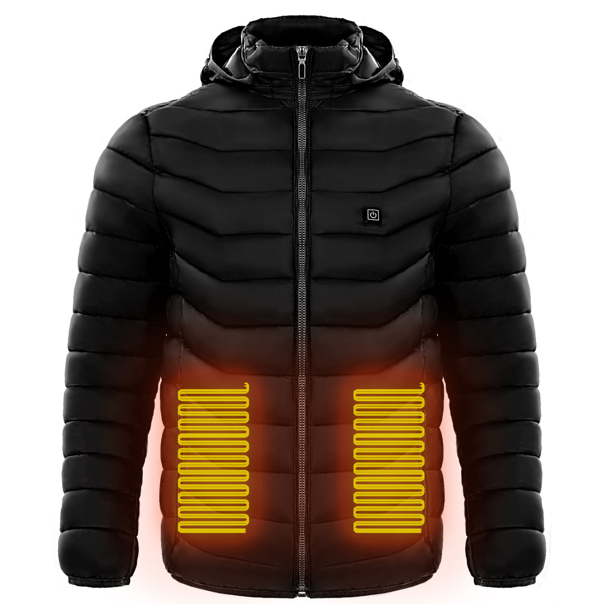 Hooded Heated Puffer Jacket - Battery Not Included - image 10