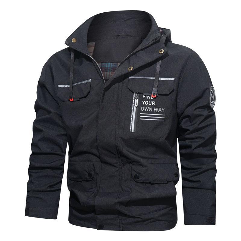 Men's Hooded Casual Outdoor Jacket - image 5