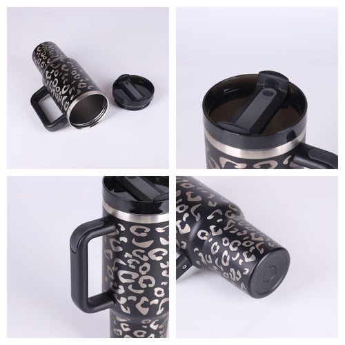 40 oz Insulated Tumbler with Handle & Straw - product image 2