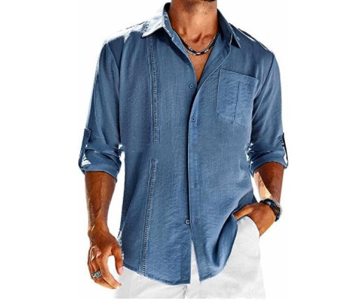 Men's Long Sleeve Polo Shirt - product image 2