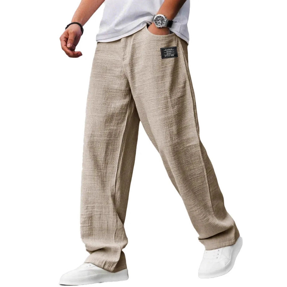 Men's Relaxed Straight-Leg Drawstring Pants - image 4
