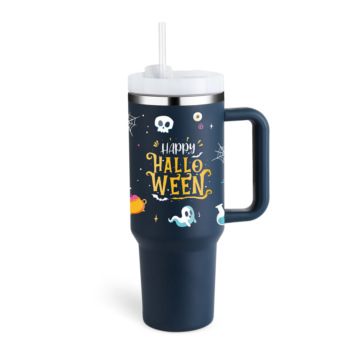 40 oz Insulated Tumbler with Handle & Straw - product image 3