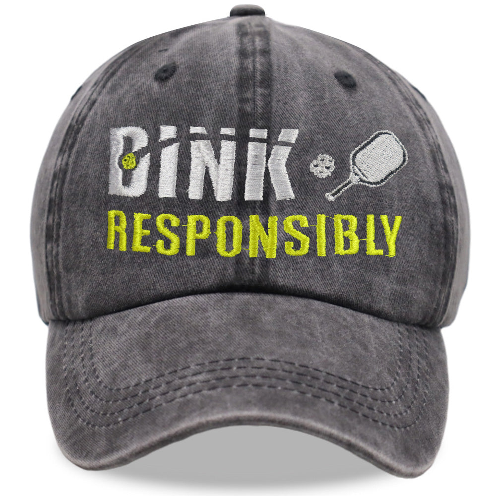 Embroidered pickleball baseball cap - view 7