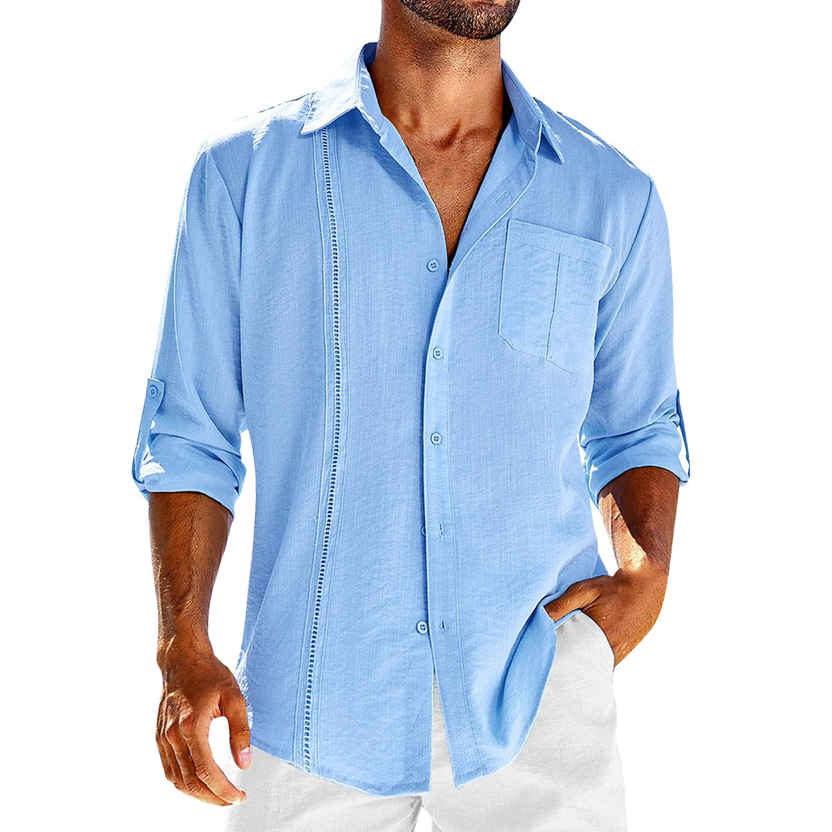 Men's Long Sleeve Polo Shirt - product image 3
