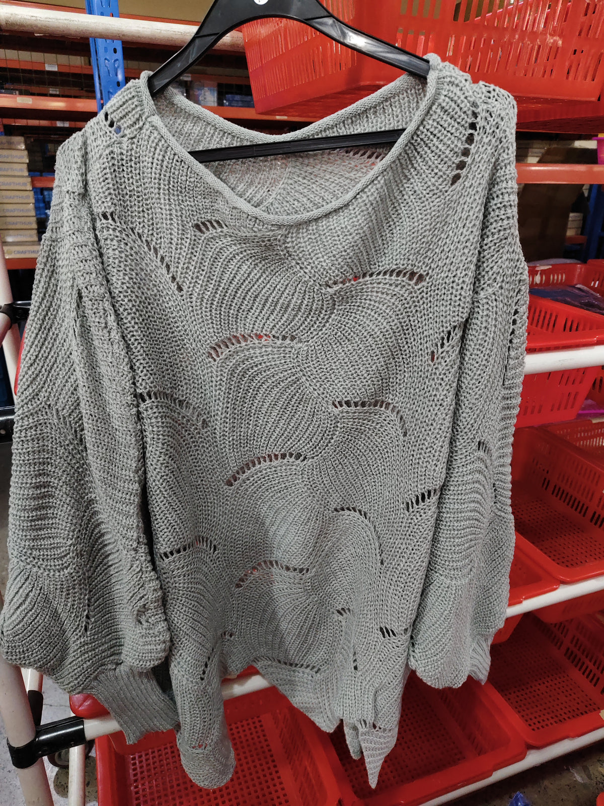 Women's Batwing Sleeve Knit Sweater - product image 5