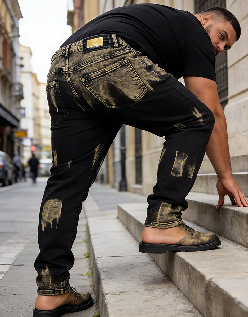 Men's Stretchy Slim Straight Pants - view 3