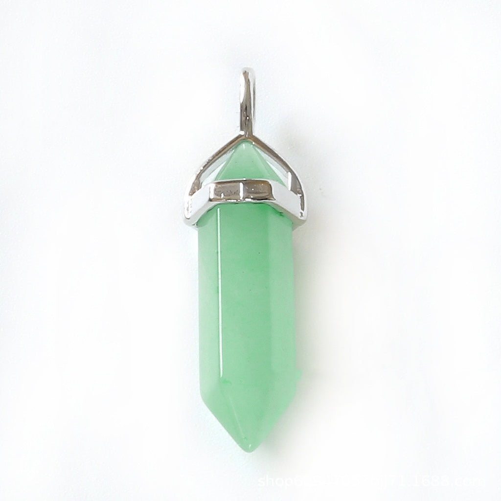 Natural Crystal Hexagon Pendant - product image 6