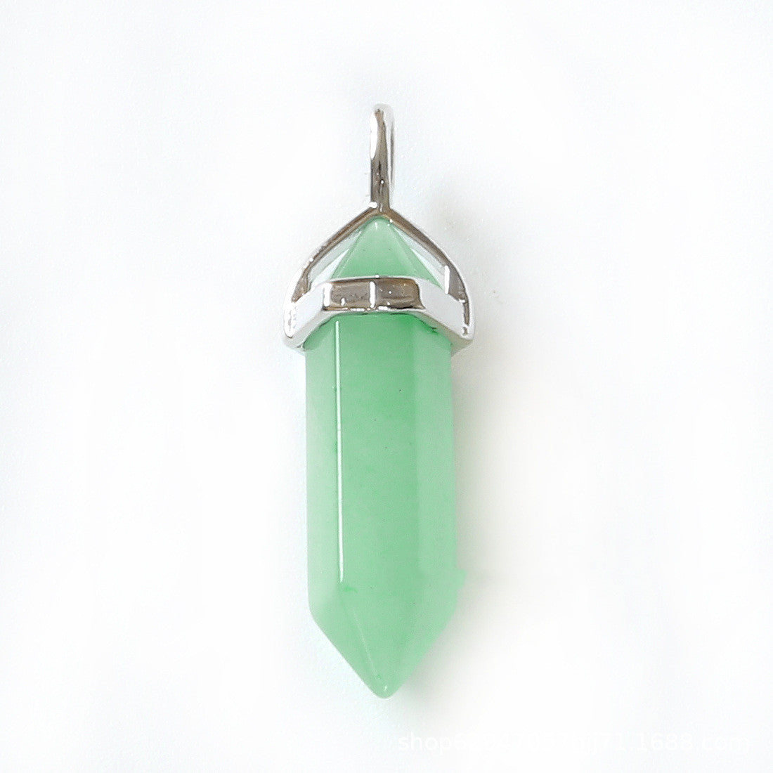 Natural Crystal Hexagon Pendant - product image 6