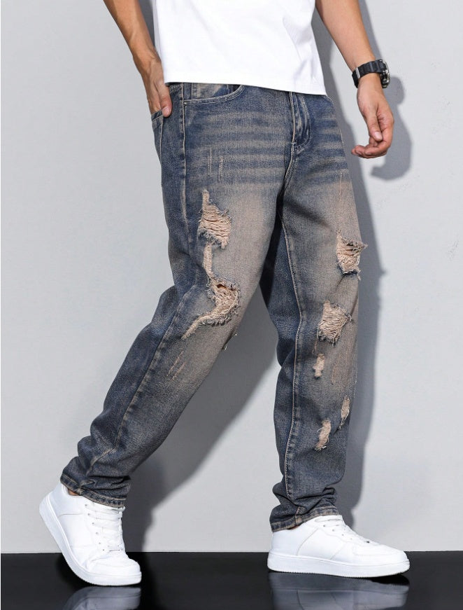 Men's Stretchy Slim Straight Pants - view 6