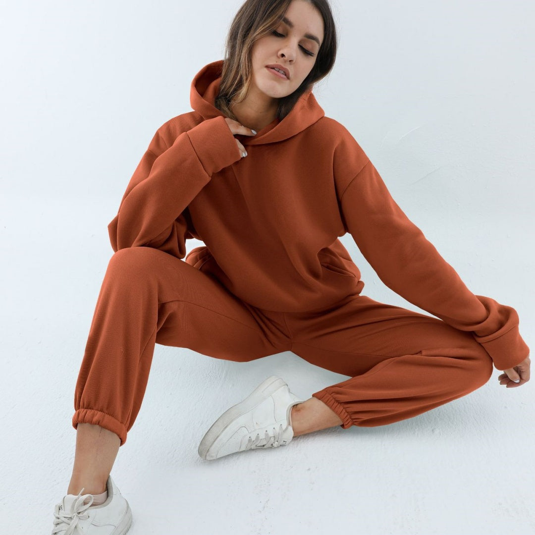 Cozy Hoodie & Jogger Two-Piece Tracksuit – Women’s Casual Lounge Set - product image 8
