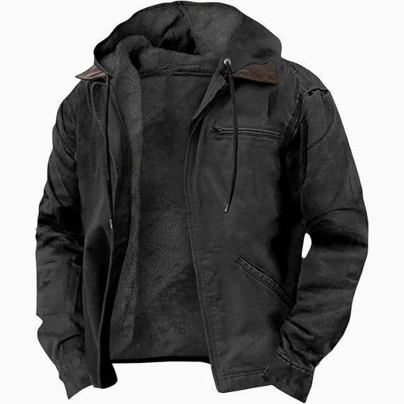 Men’s Fleece-Lined Zip-Pocket Jacket, Relaxed Fit - product image 4