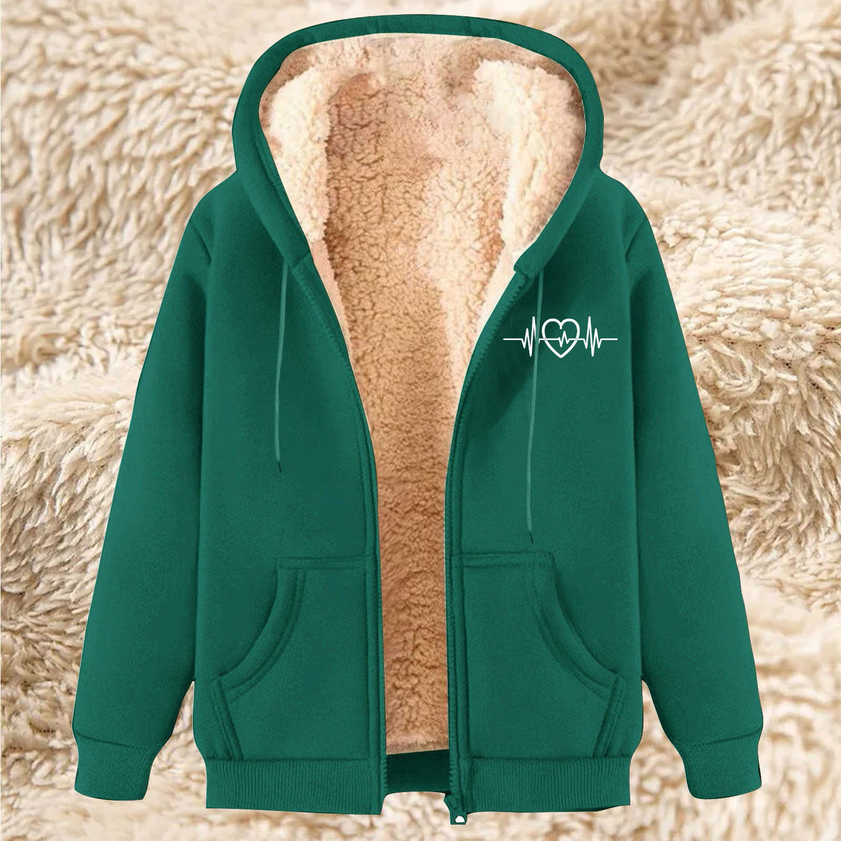 Men's Loose-Fit Fleece-Lined Pullover Hoodie - image 8