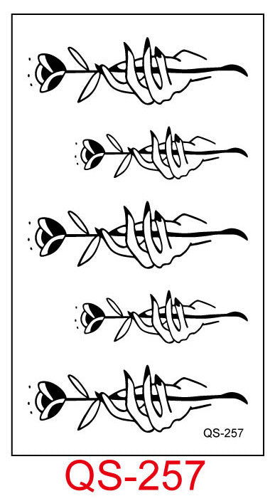 Cartoon Temporary Tattoos - Cat and Harajuku Designs - view 6