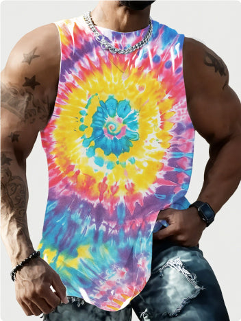 Printed Polyester Vest Top - S-2XL - image 8