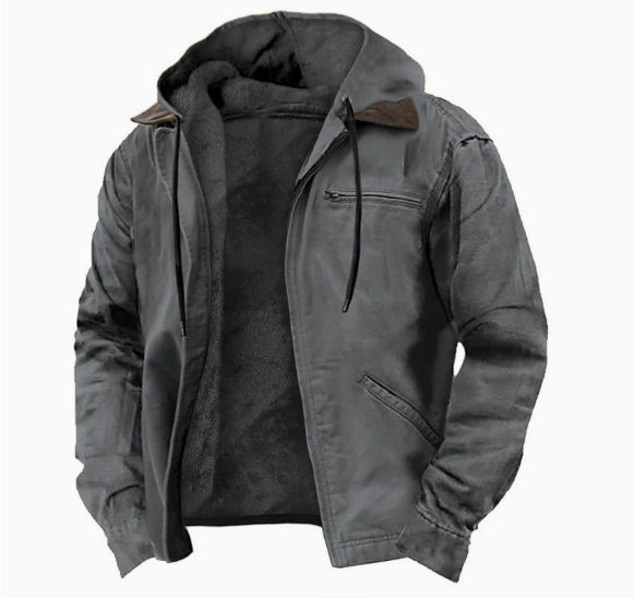 Men’s Fleece-Lined Zip-Pocket Jacket, Relaxed Fit - product image 8