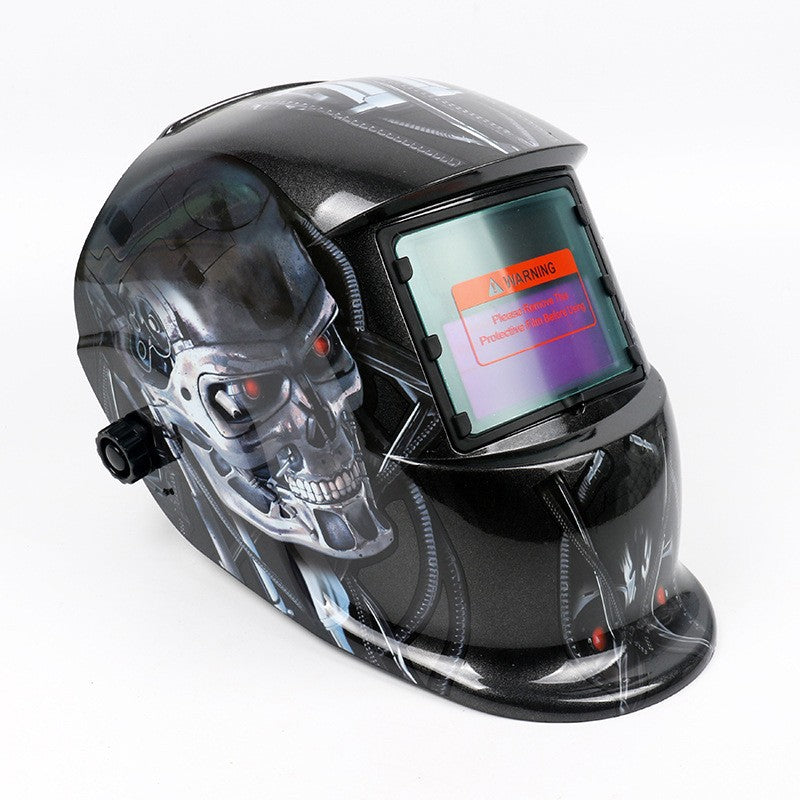 Solar Auto-Darkening Welding Helmet with Protective Mask - view 5