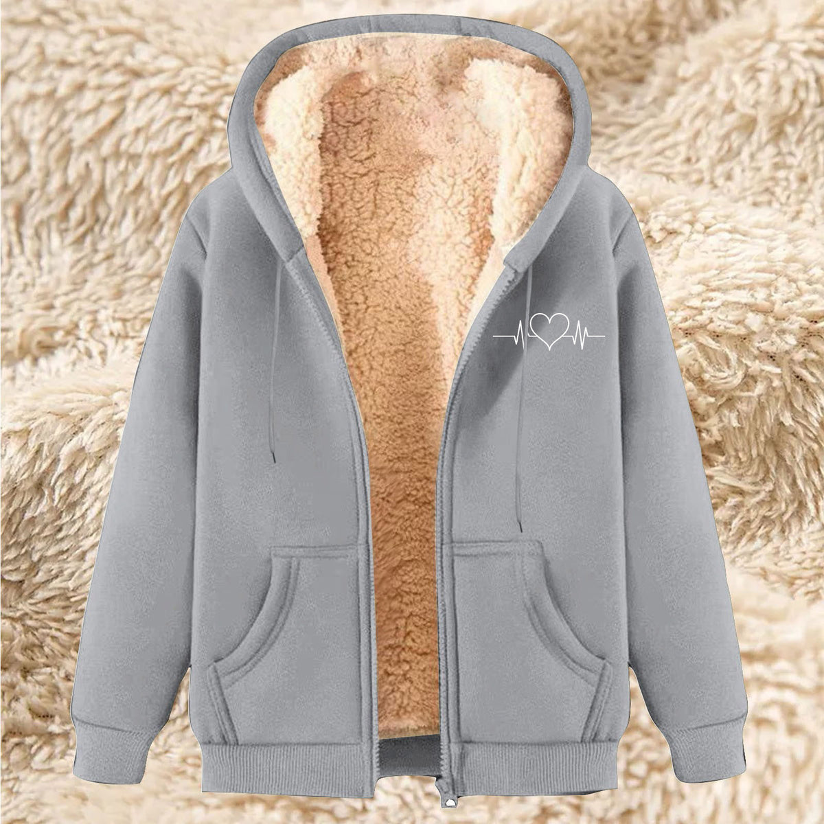Men's Loose-Fit Fleece-Lined Pullover Hoodie - image 7
