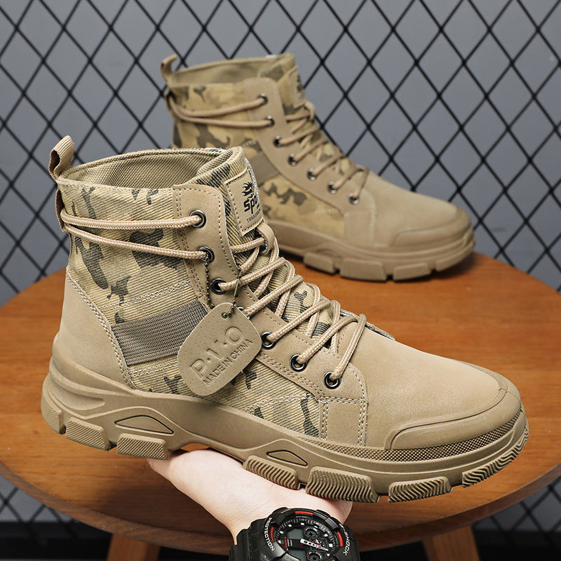 Men's British-Style Mid-Cut Hiking Boots - product image 1