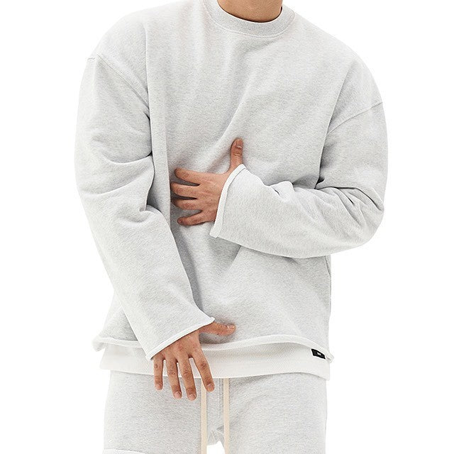 Men's Cotton Blend Pullover Sweater – Loose Fit, Round Neck - product image 5