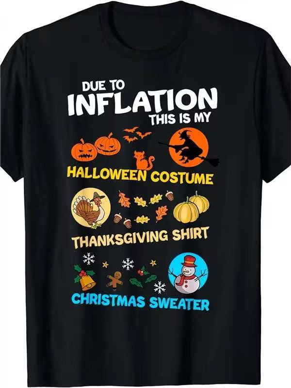 Men's Black Printed Short-Sleeve T-Shirt - image 1