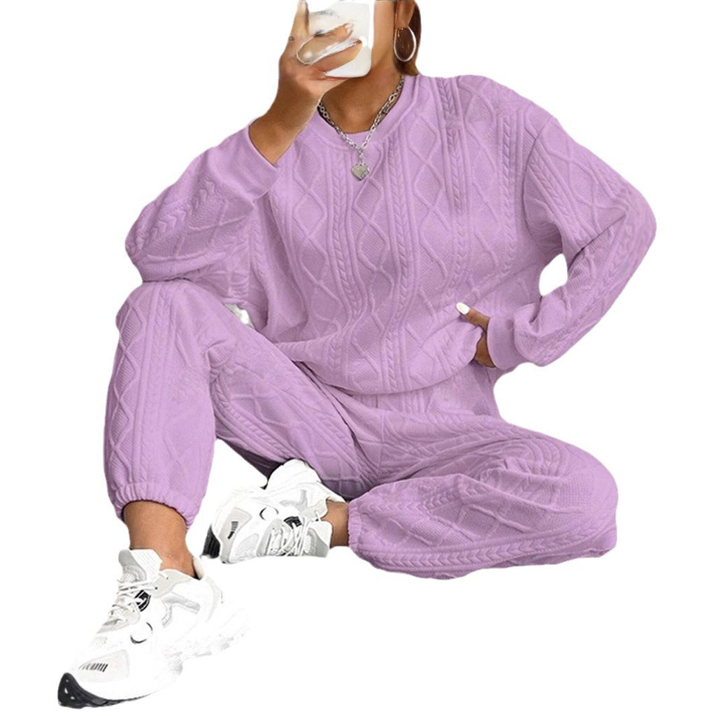 Women’s Twist-Detail Long-Sleeve Top & Leggings Set - product image 9