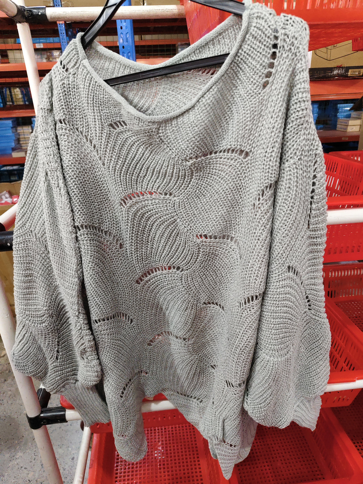 Women's Batwing Sleeve Knit Sweater - product image 10