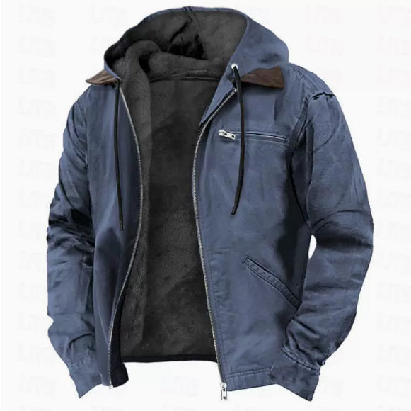 Men’s Fleece-Lined Zip-Pocket Jacket, Relaxed Fit - product image 5